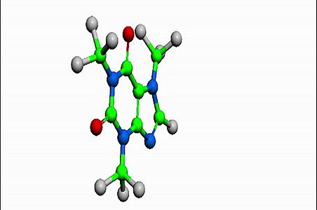科芬分子作为原子模型视频的预览图