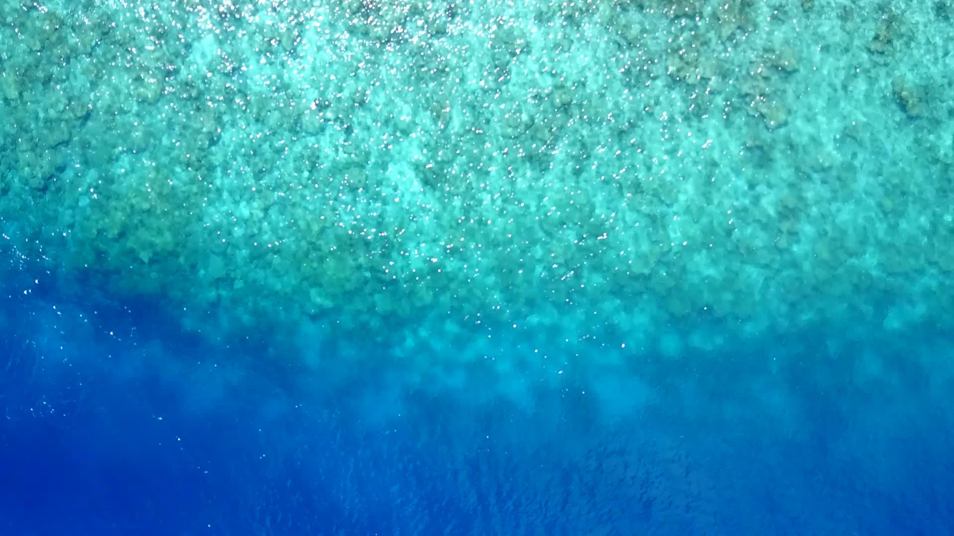 白沙底浅海和海洋岛屿的海滩生活方式视频的预览图