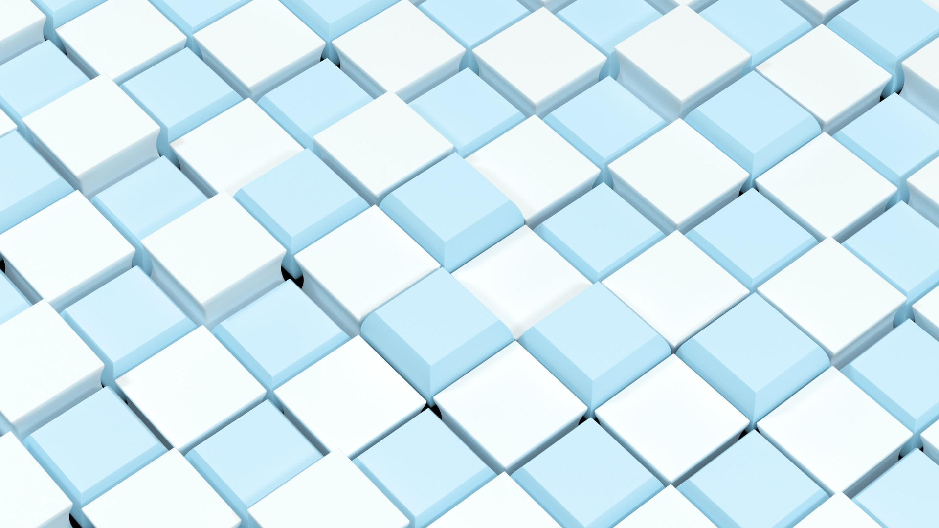 浮蓝和白色立方体背景3D翻译视频的预览图