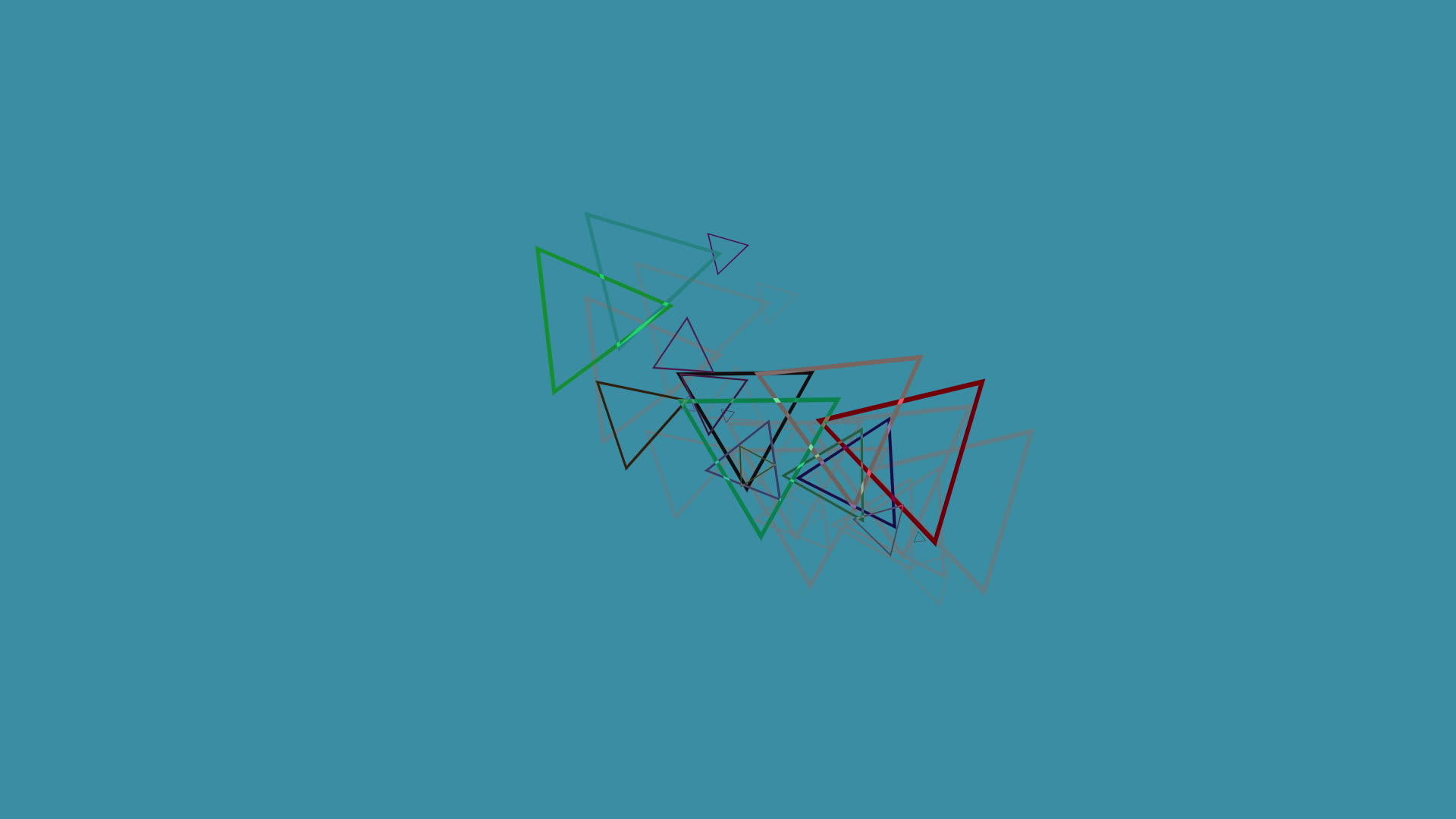 三角形抽象背景动画视频的预览图