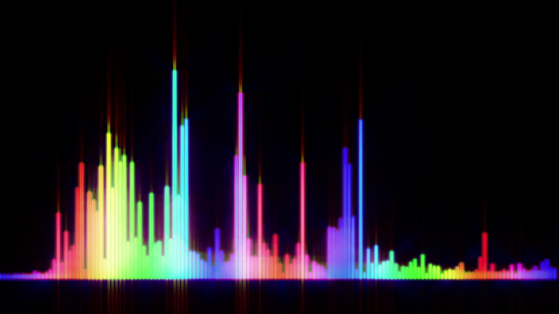 数字音频平衡器颜色栏杆视频的预览图