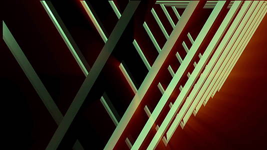 3d三角形隧道动画视频的预览图