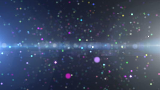 光线粒子在空间中的颜色视频的预览图