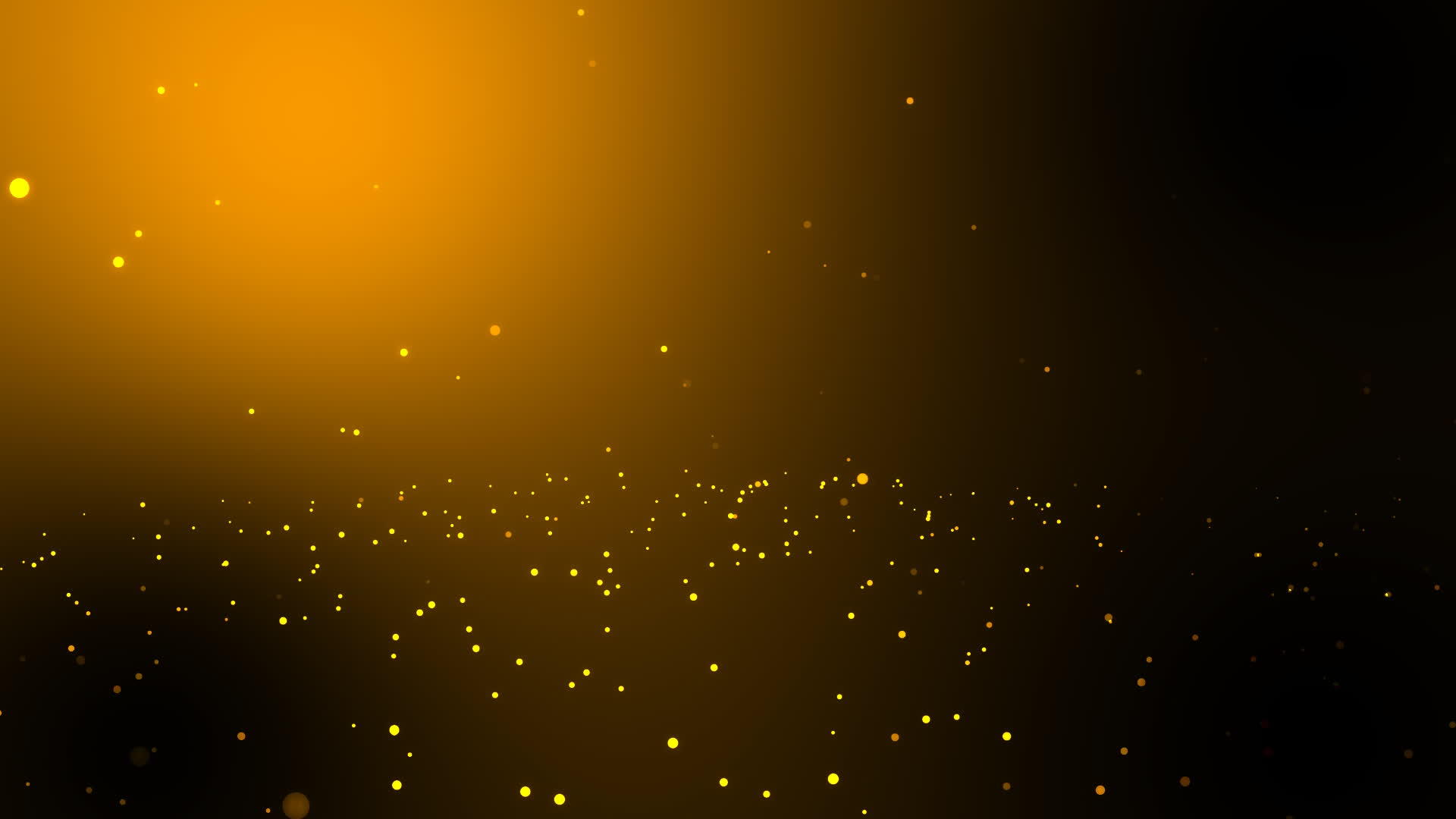 深橙色旋转3D粒子掉落的背景视频的预览图