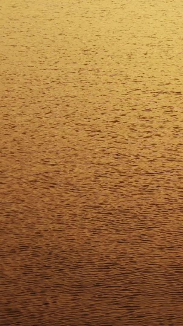 南京石臼湖航拍美丽夕阳黄昏视频的预览图