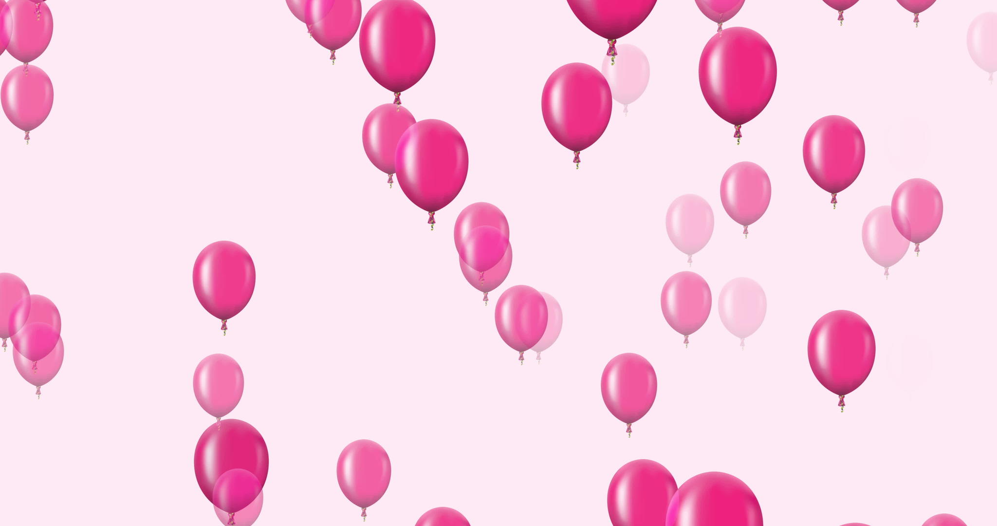 动画周年纪念日或节日快乐在黑暗的背景下飞行紫色气球视频的预览图