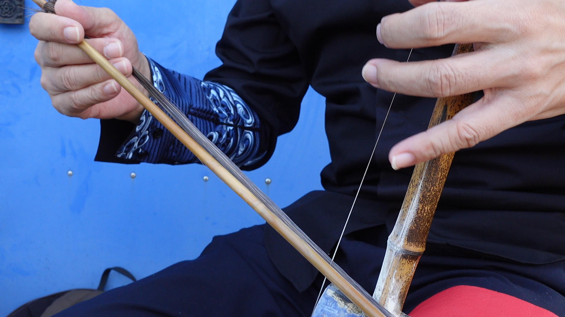 中国传统民乐京胡演奏4k素材视频的预览图