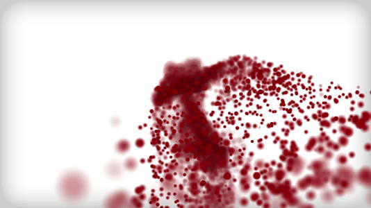 血液粒子抽象视频的预览图