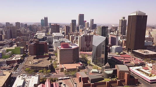 Johannesburg空中观察市场上空视频的预览图