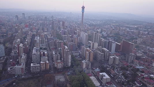 非洲南部的汉内斯堡市中心视频的预览图