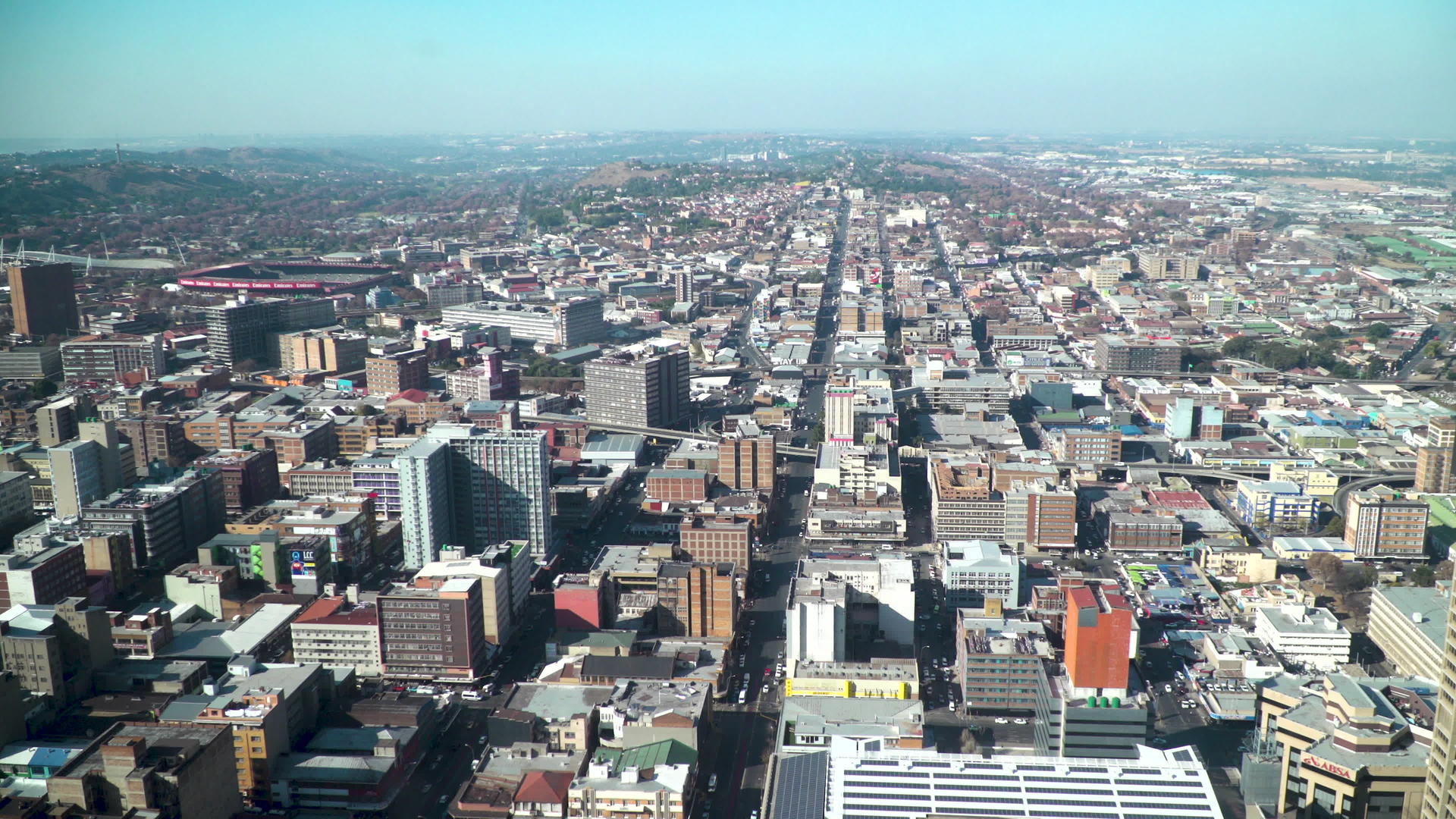 Johannesburgcbd上方角视图视频的预览图