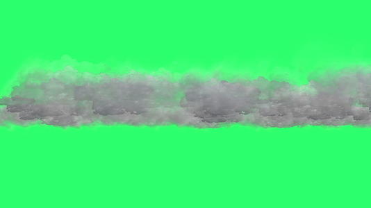 动画绿屏上的云效应视频的预览图