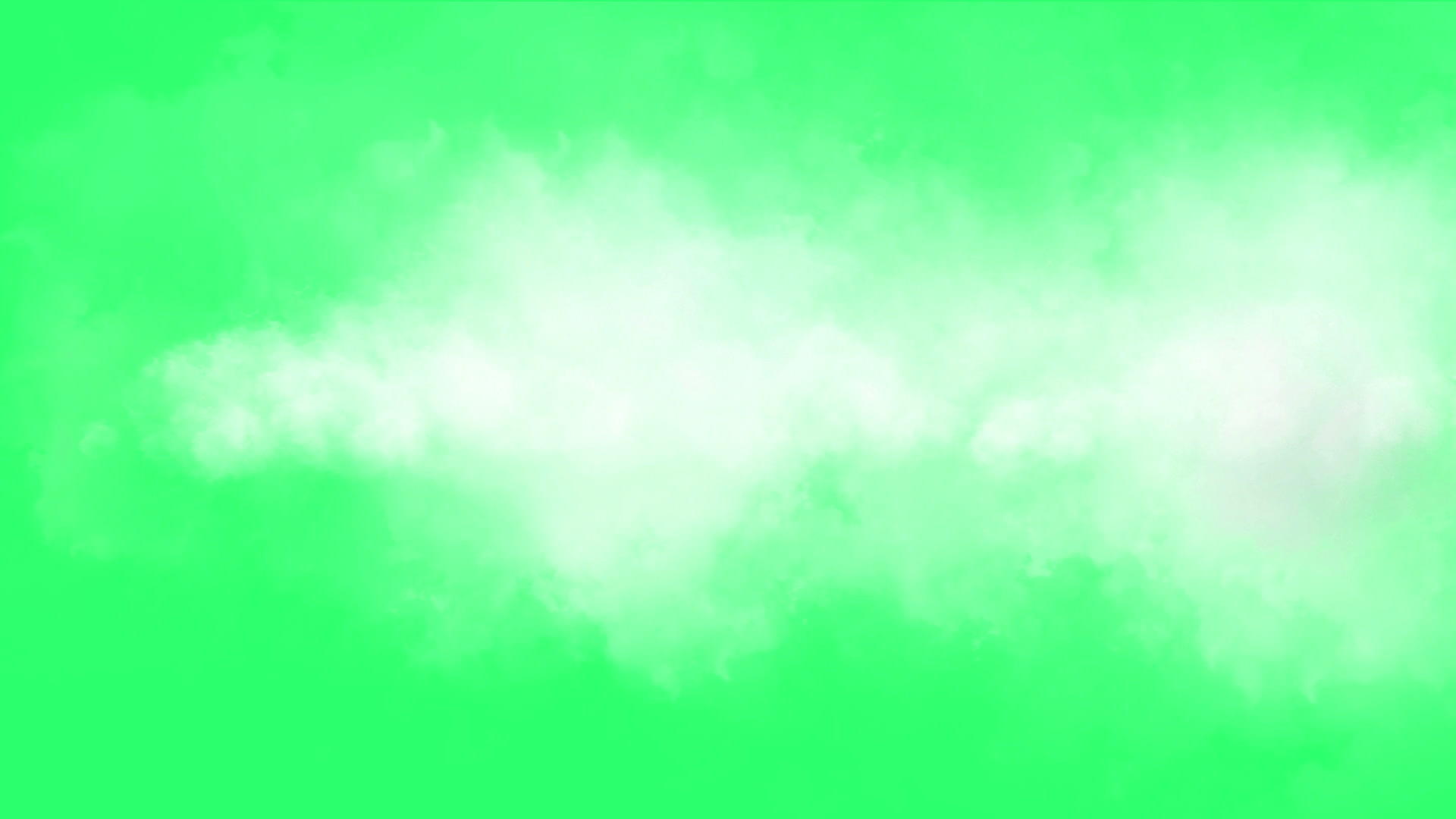 绿色屏幕上的云视频的预览图