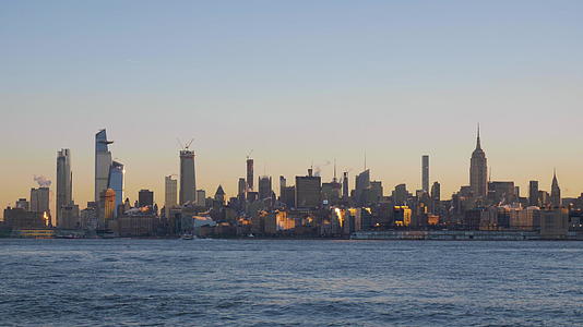 上午曼哈顿天线和美国联合州纽约州纽约州视频的预览图