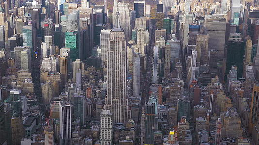 纽约市曼哈顿市中心城市的风景在夏天被美国观察到视频的预览图