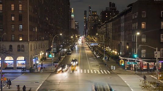 纽约市10大道和23街的汽车交通视频的预览图