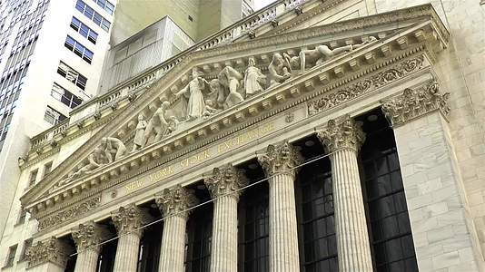 纽约证券交易所大楼视频的预览图