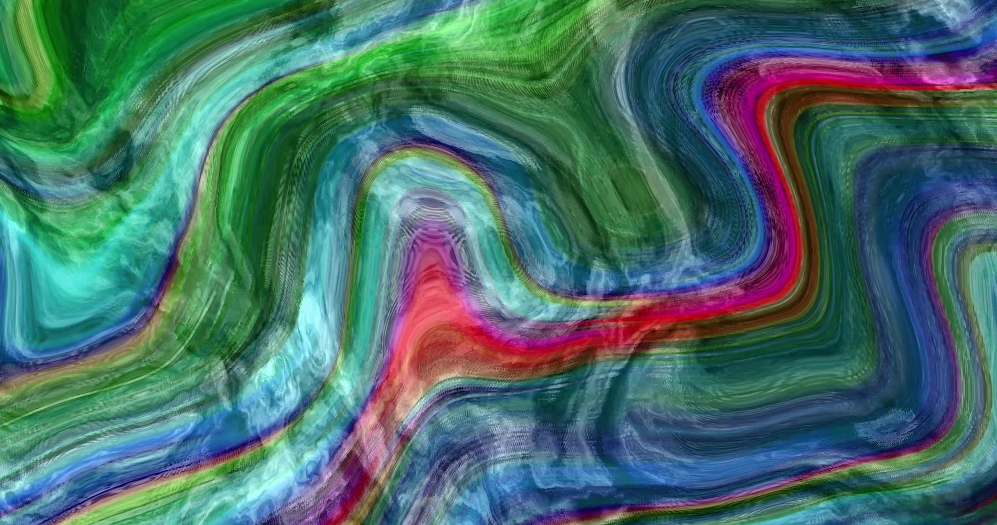 动画液体背景抽象背景电影视频的预览图