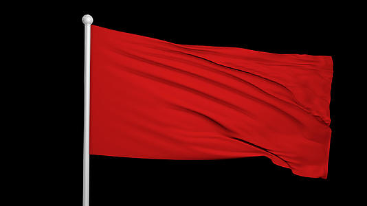 红旗飘扬素材视频的预览图