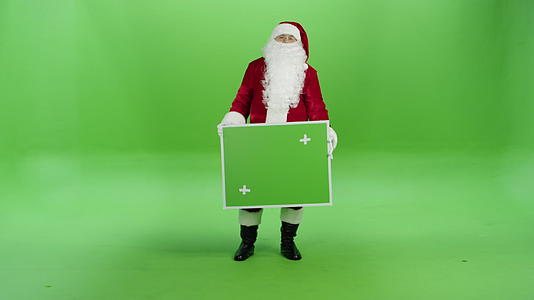 在绿色的背景下父亲的圣诞节或圣杯视频的预览图