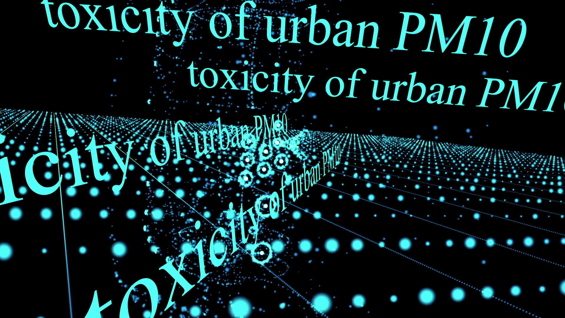 城市pm10pm2.空气污染和毒性视频的预览图