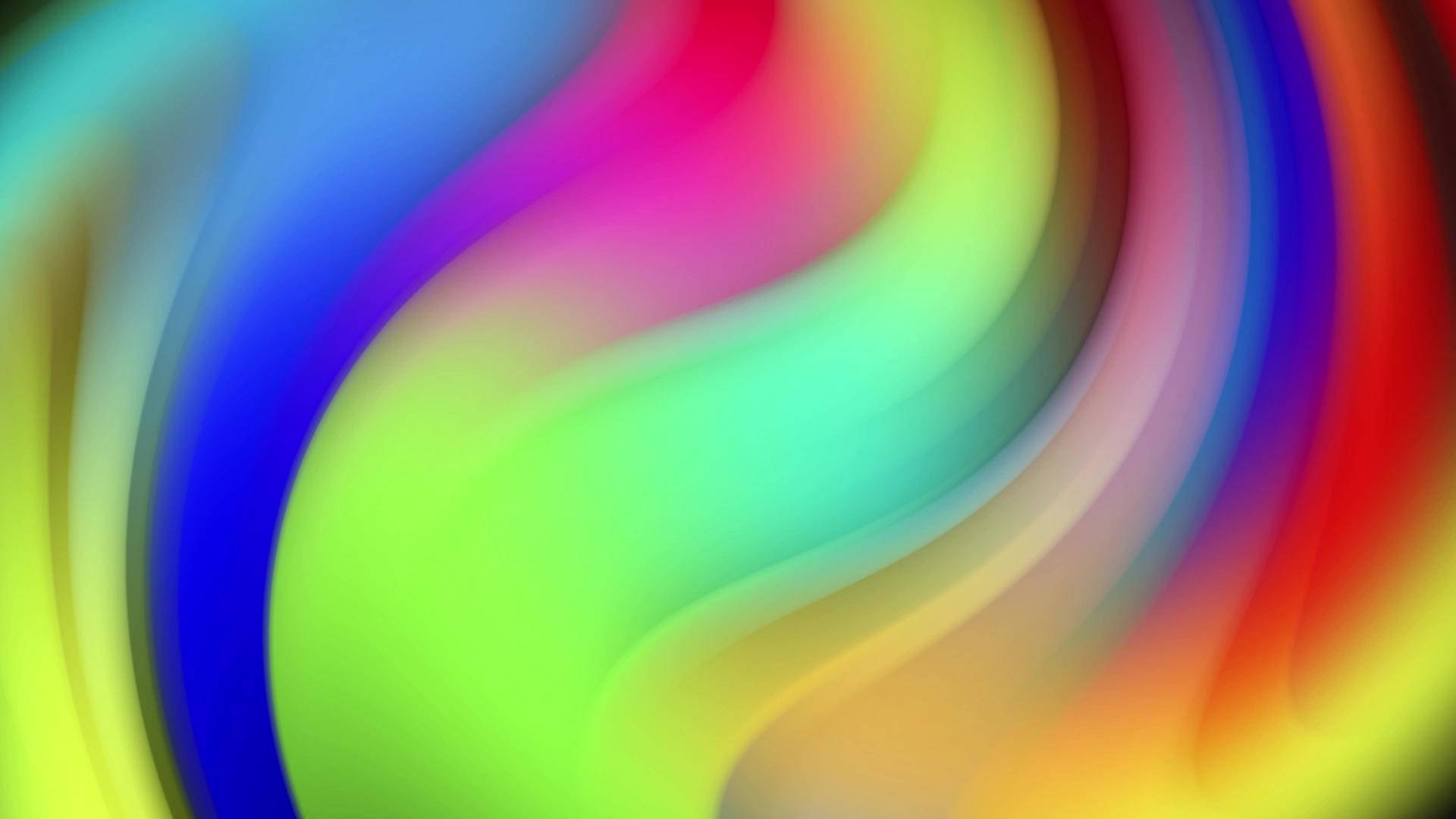 梯度颜色液体动态抽象背景动画V视频的预览图