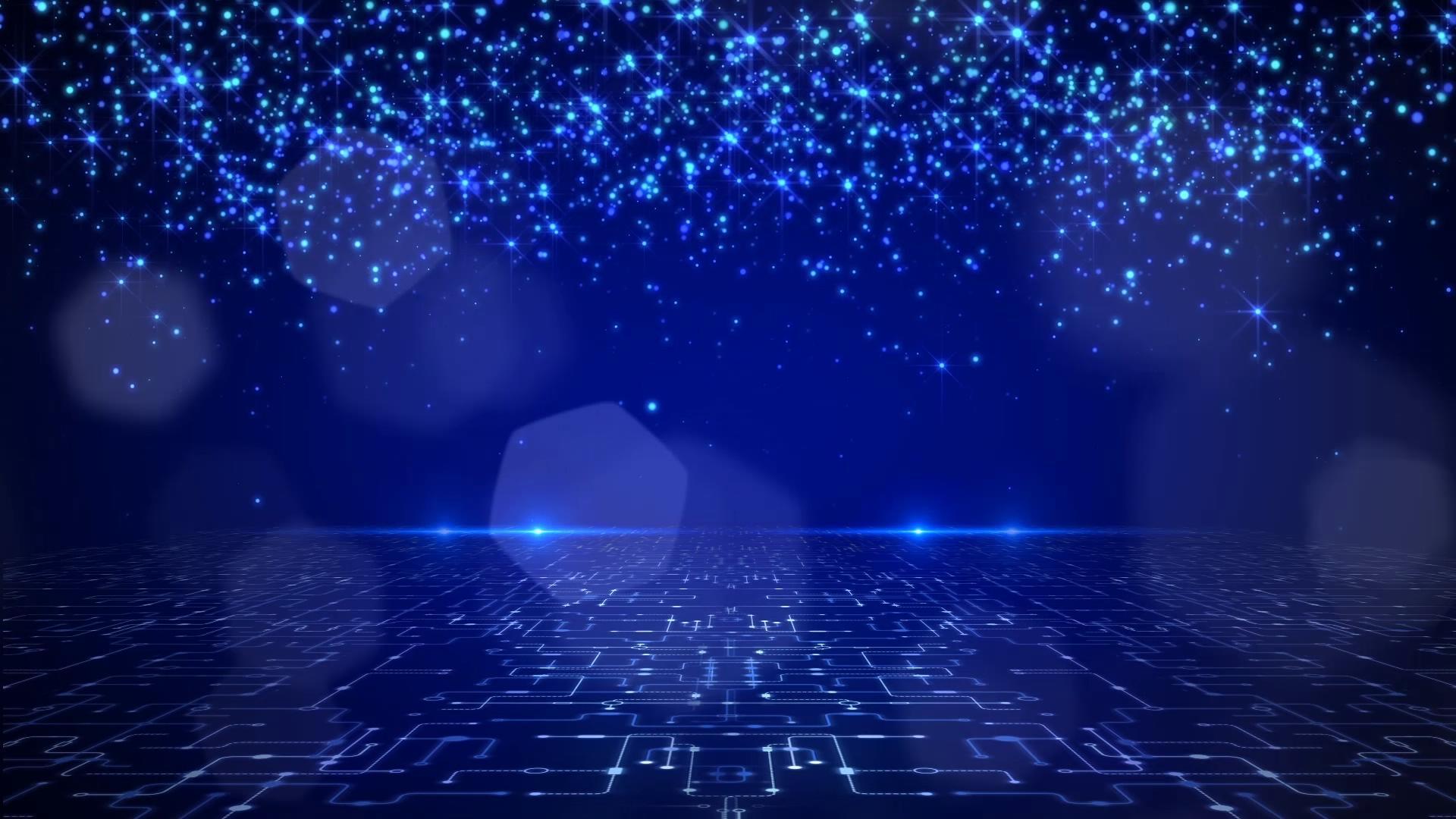 粒子科技光线空间背景视频的预览图
