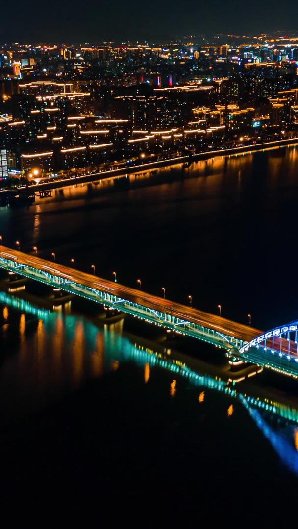 杭州城市大景复兴大桥航拍震撼推迟视频的预览图