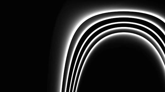 三个创意螺旋和波的黑白颜色移动视频的预览图
