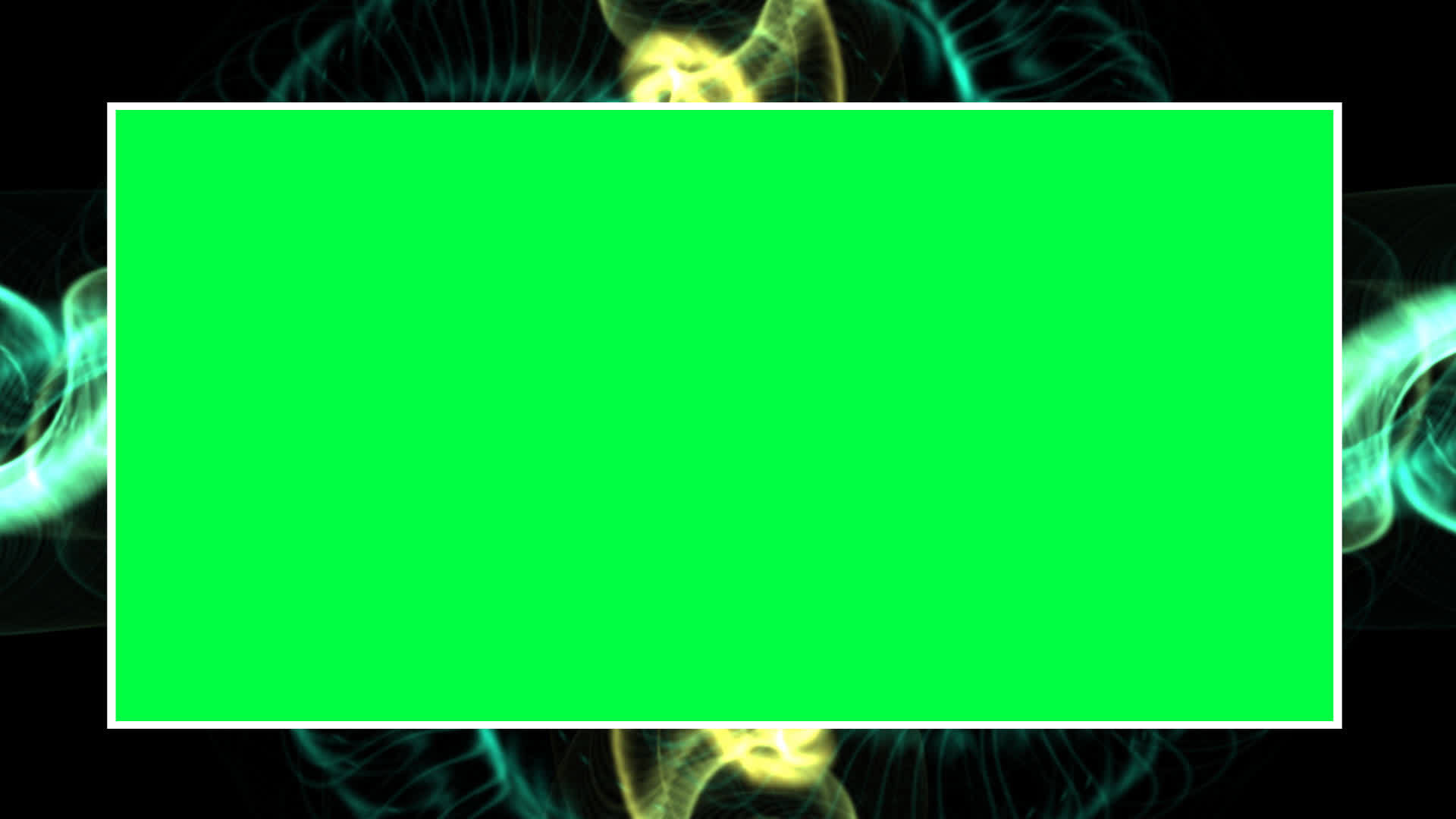 前面的绿色屏幕和后面的抽象背景动画视频的预览图