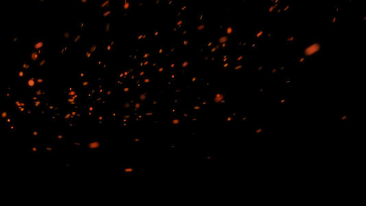 4K透明通道火花粒子视频素材视频的预览图
