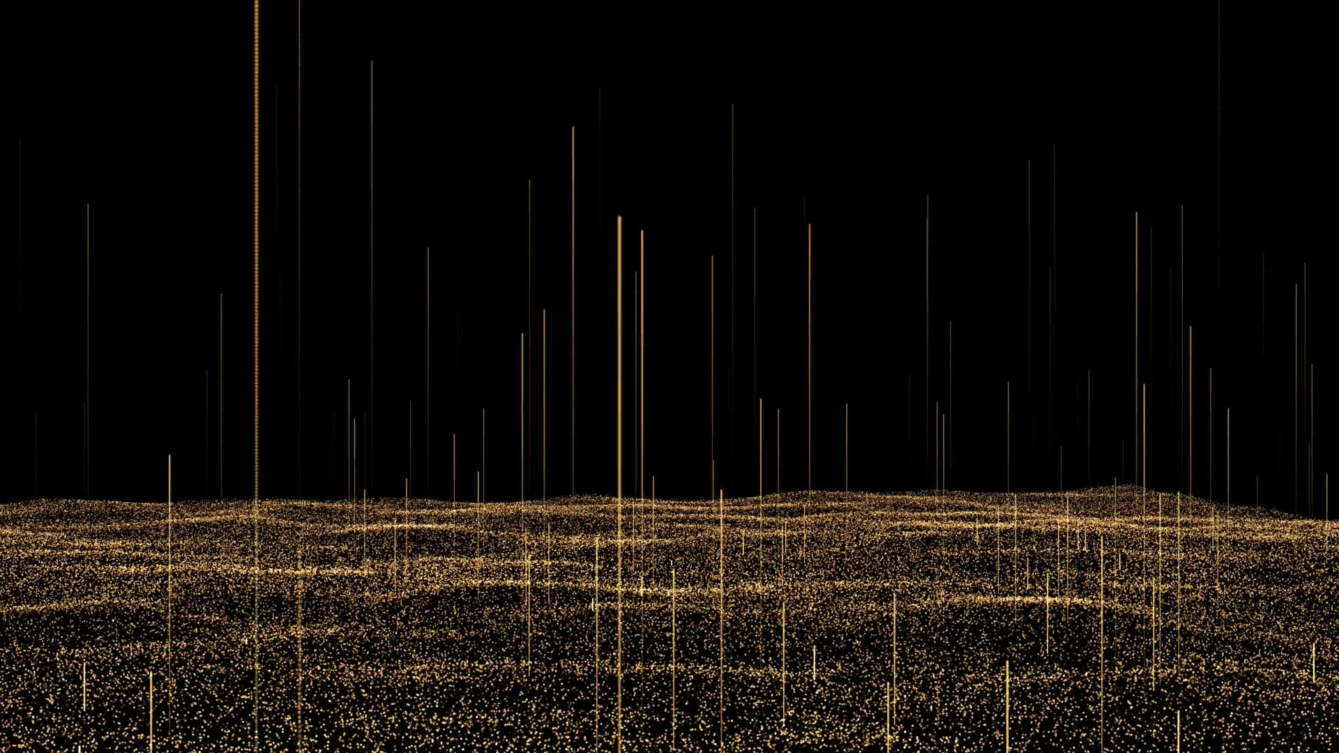 金色粒子线条素材视频的预览图