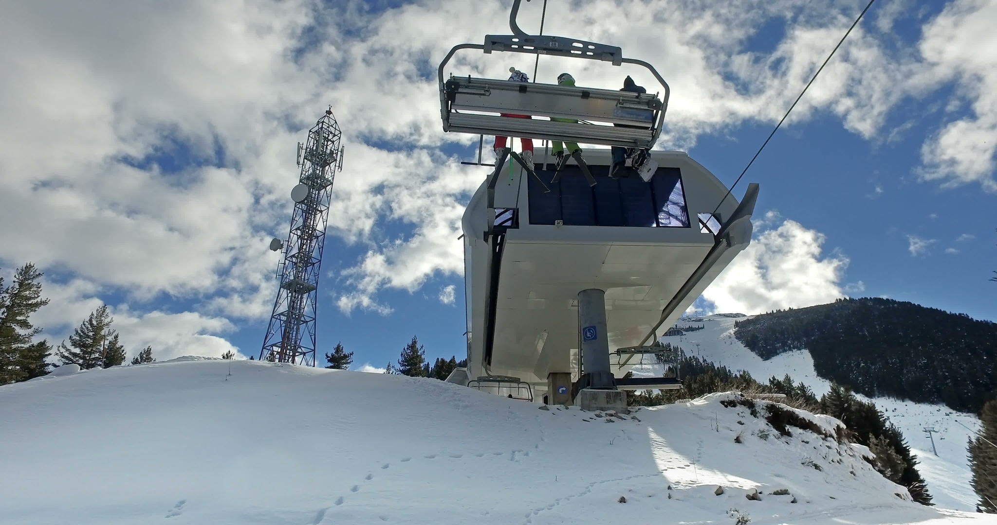 坎斯科冬季滑雪度假胜地位于布加里亚Bulgaria视频的预览图