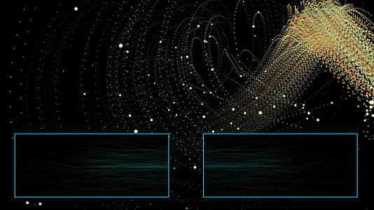 3d扭曲粒子背景视频的预览图