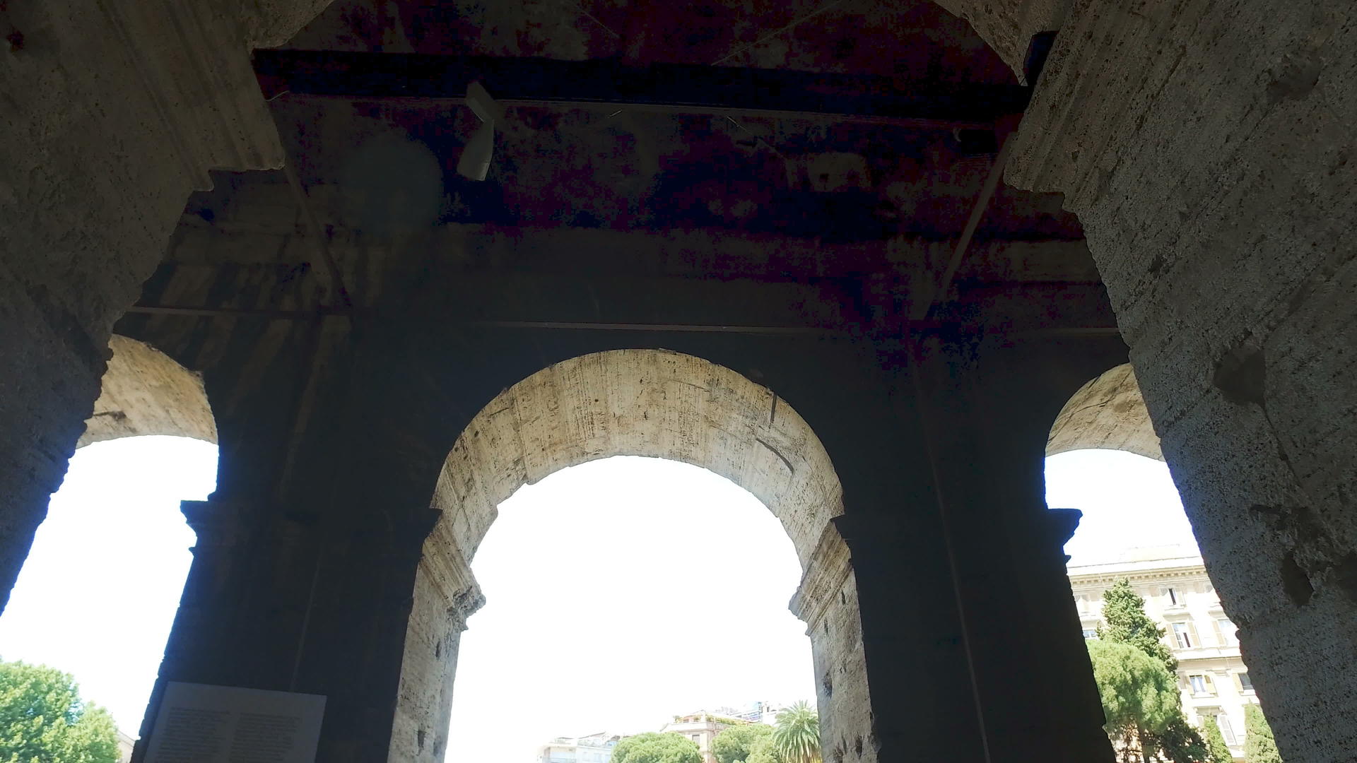罗马电影制片人的大拱门Standicam视频的预览图