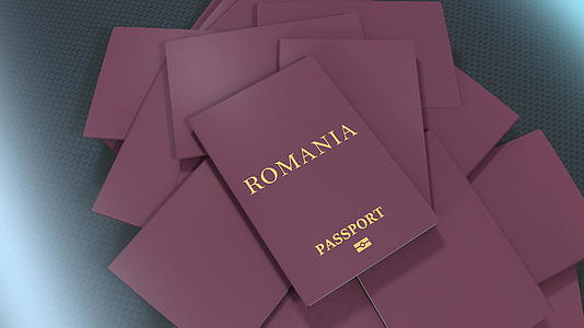 制作罗马尼亚旅行护照的艺术家视频的预览图