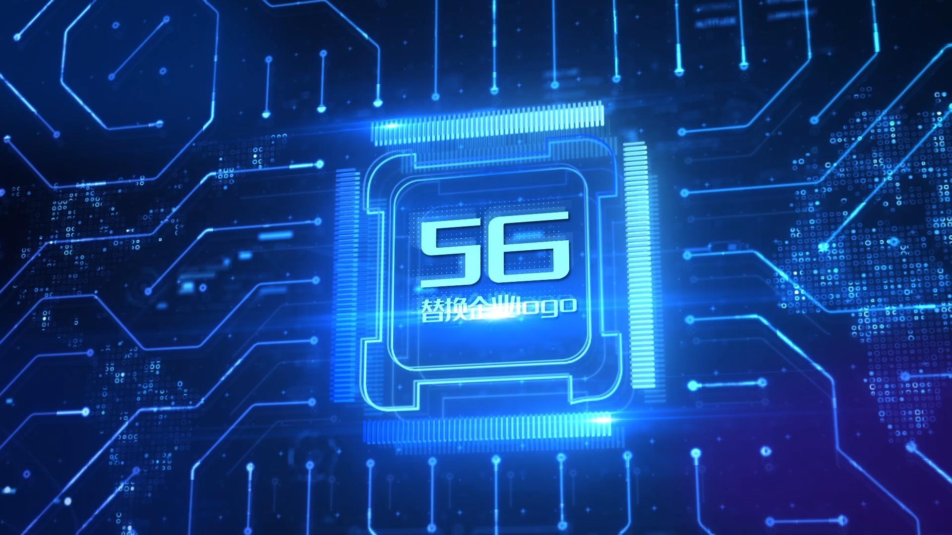 5G科技芯片企业宣传模板视频的预览图