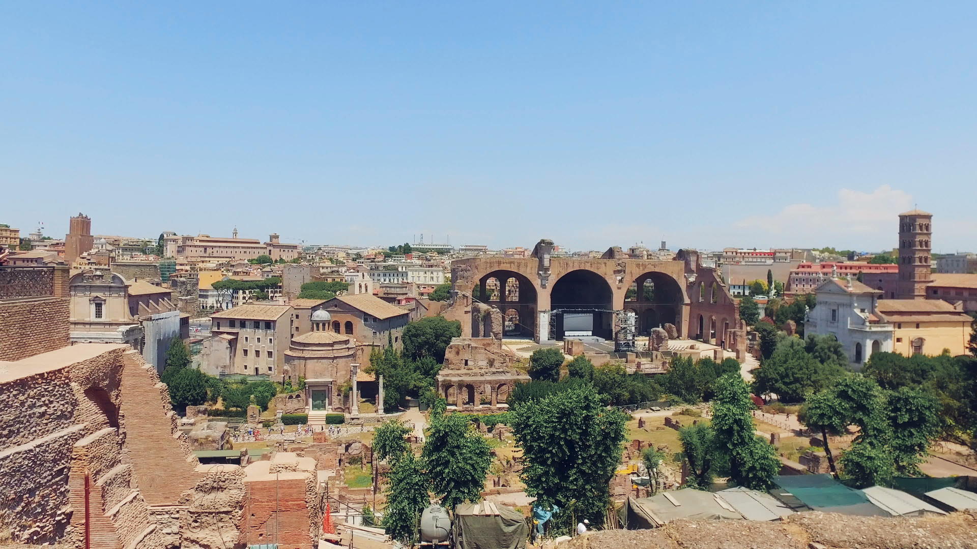 罗马论坛废墟位于意大利罗马视频的预览图