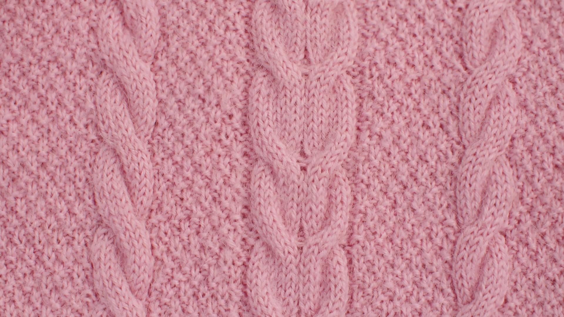 粉红色羊毛织物视频的预览图