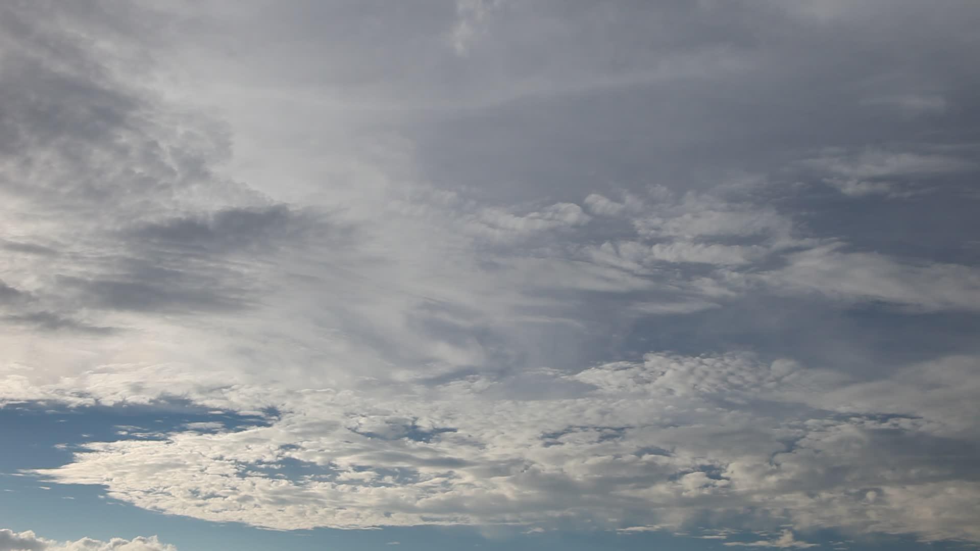 天空中美丽的云朵视频的预览图