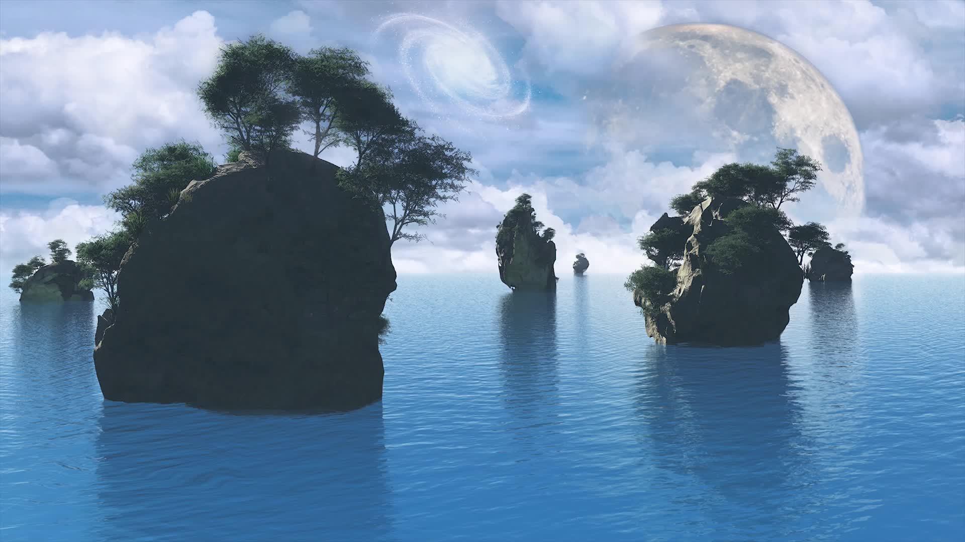岩石岛屿视频的预览图