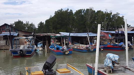 槟城渔人码头视频的预览图