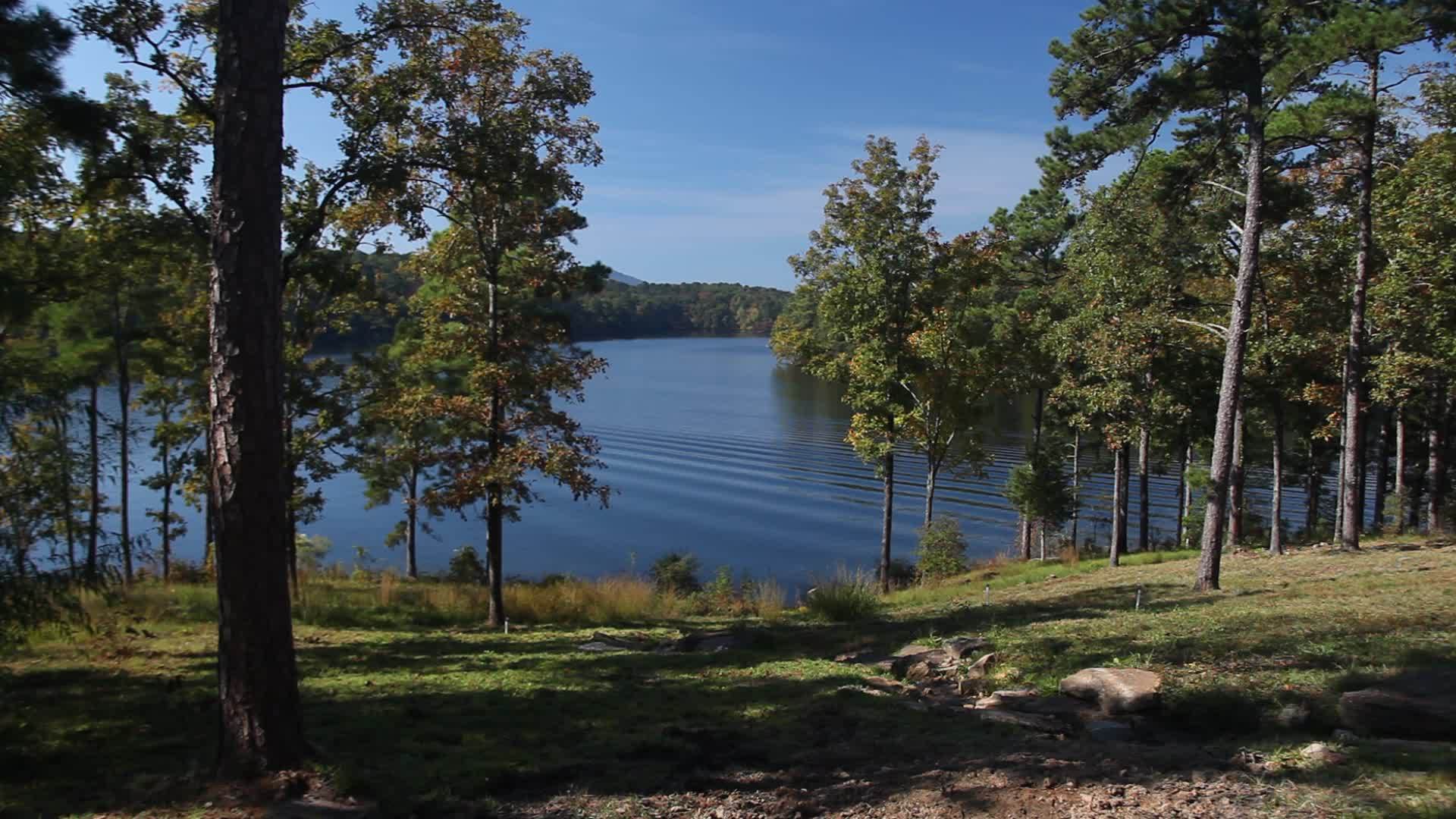 Arkansas美丽的自然景观视频的预览图