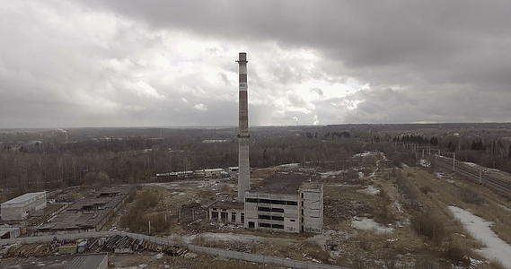 世界末日末日工业景观视频的预览图