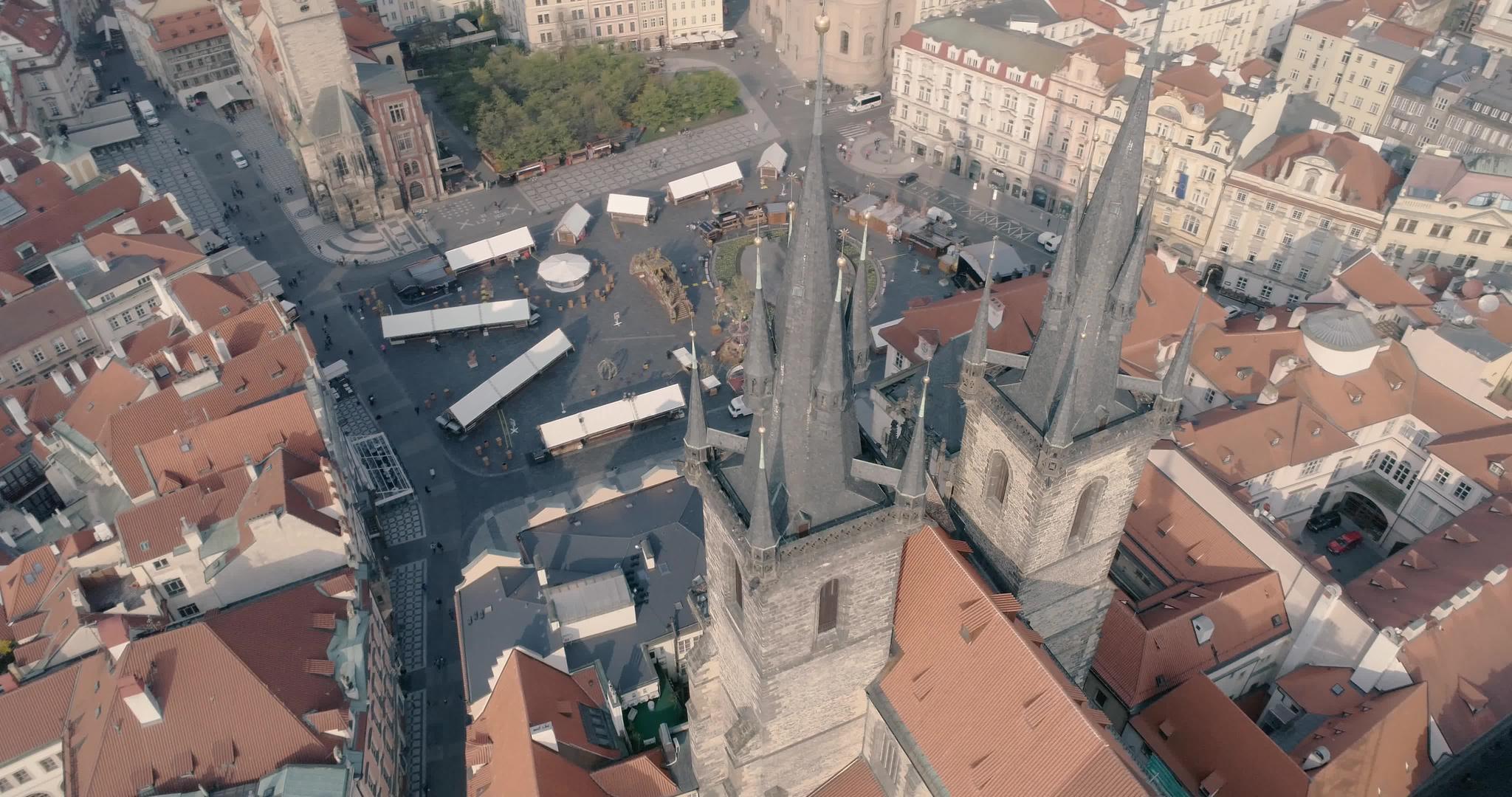 旧城广场prague捷克RepublicRepublic视频的预览图