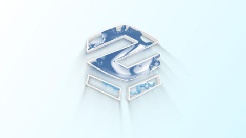 三维线液体汇聚logo展示片头视频的预览图