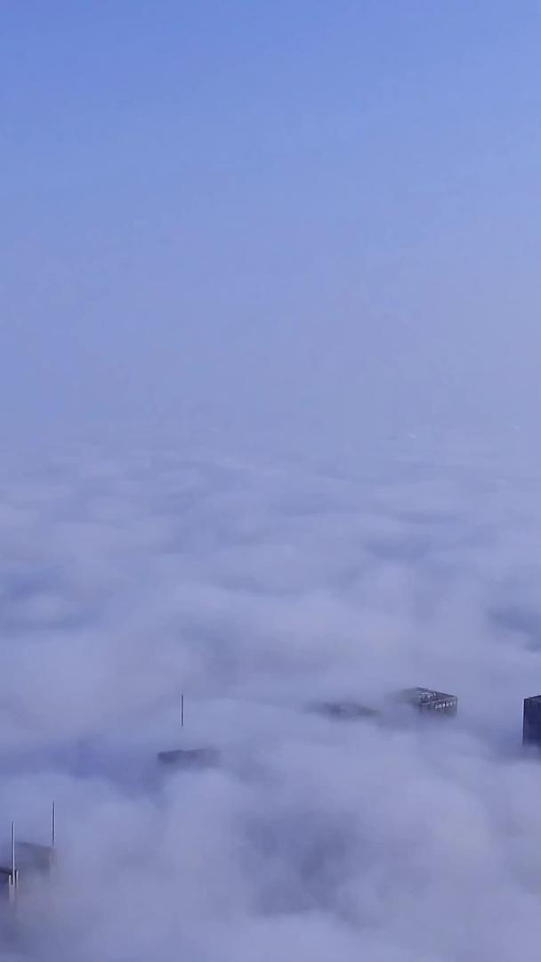 三件套上海陆家嘴云航拍视频的预览图