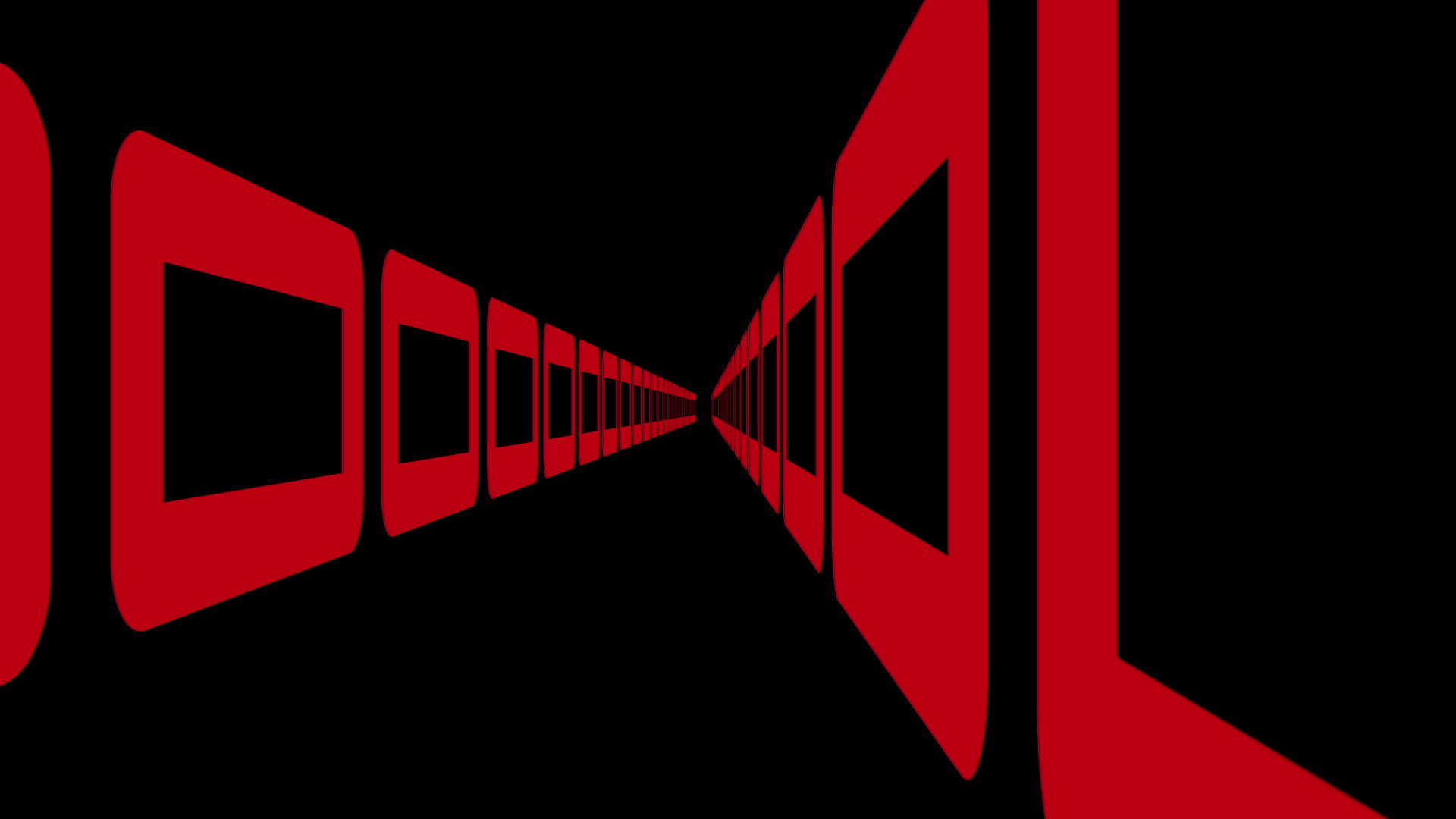 复古游戏风格无限隧道飞行动画视频的预览图