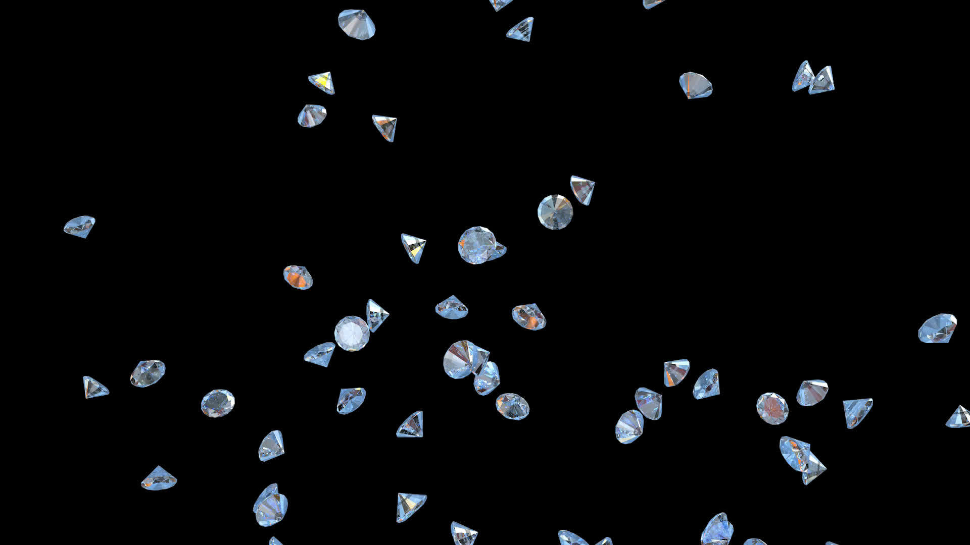 美丽的钻石飞行视频的预览图
