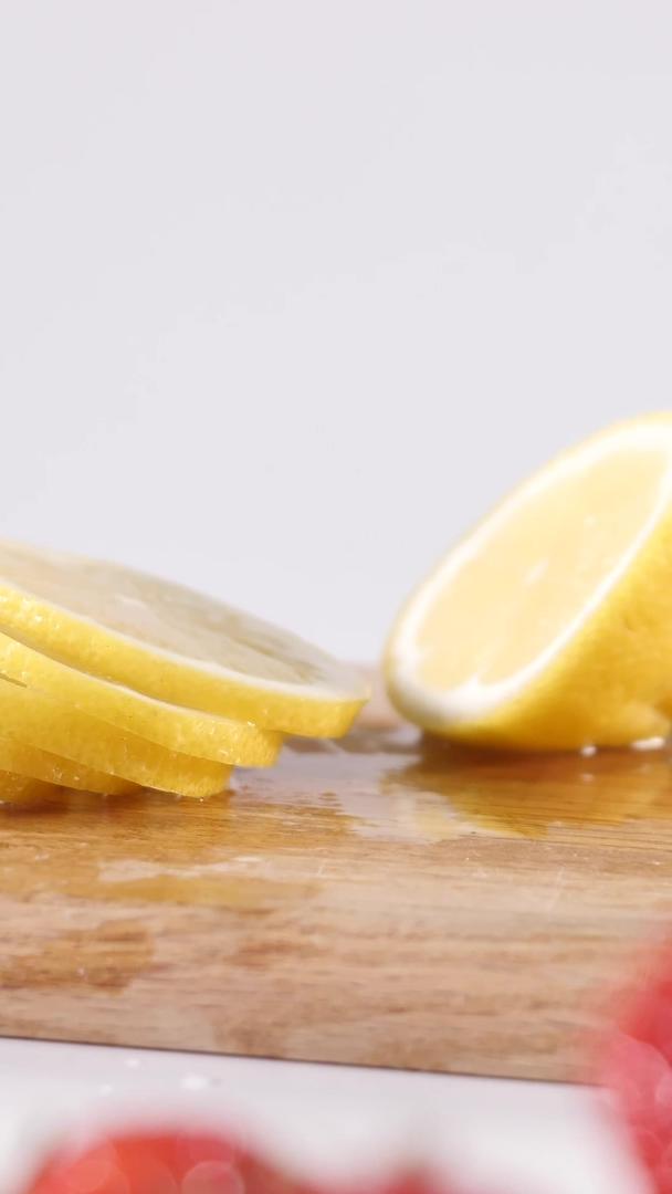 柠檬片实拍视频的预览图